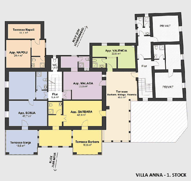 Villa Anna Plan 1. Stock