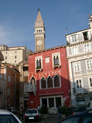 Venezianische Bauten in Piran